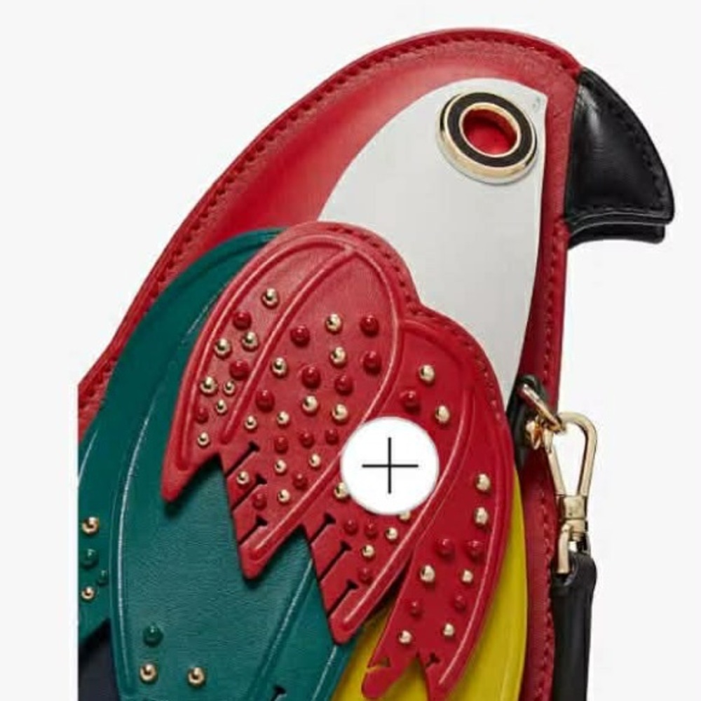 Kate Spade Rio Parrot Crossbody Bag - Retail $458 NWT RARE Novelty - Picture 6 of 10